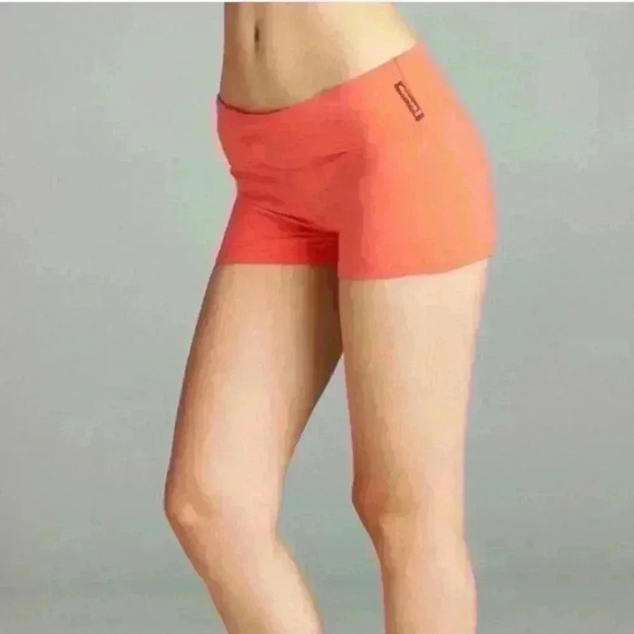 Pants - Coral Color Boutique Brand New Rollover Yoga Shorts Size Small